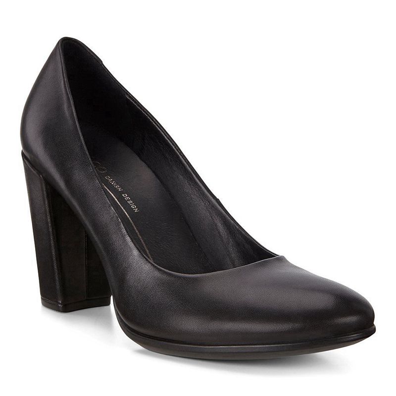 Women Heels Ecco Shape 75 Block - Heels Black - India DLVCGN791